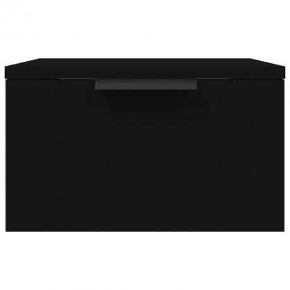 1 VidaXL Vggmonterad sngbord svart 34x30x20 cm 2 st