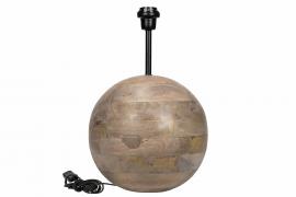 1 A Lot decoration A Lot Dekoration - Lampfot Globe Trä Antik