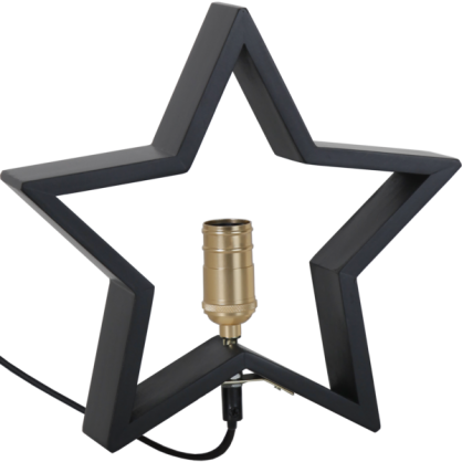 1 Star Trading Bordsstjrna LYSeKIL 29cm Svart LED