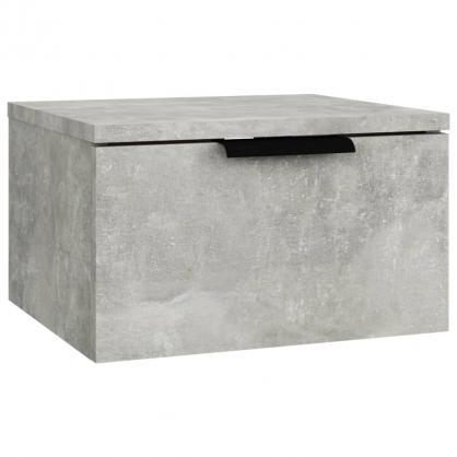 1 VidaXL Vggmonterad sngbord betonggr 34x30x20 cm 2 st