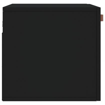 1 VidaXL Vggskp svart 60x36,5x35 cm konstruerat tr