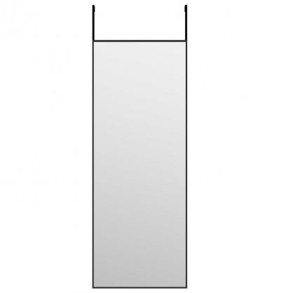 1 VidaXL Drrspegel svart 30x80 cm glas och aluminium