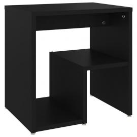 1 VidaXL Sängbord 40x30x40 cm svart