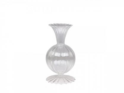 1 Chic Antique Vas H15.5 / 8 cm klar
