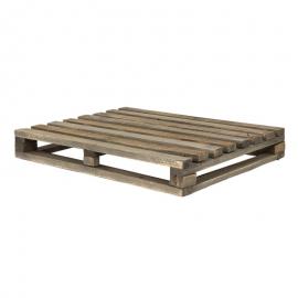 1 Clayre Eef Växtbord lastpall 40x32x5 cm Brunt trä rektangel