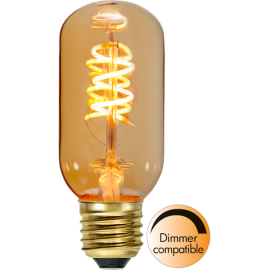 1 Star Trading LED-lampa E27 Decoled Spiral Amber T45 Dim