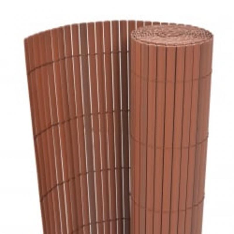 1 VidaXL Trdgrd Balkong Insynsskydd PVC brun 110x300 cm