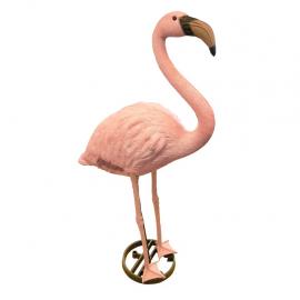 1 VidaXL Trädgårdsdekoration flamingo plast