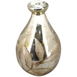 1 Exner Dekorativ Vas Iride koppar glas (B/D/H) 15x15x23,5 cm