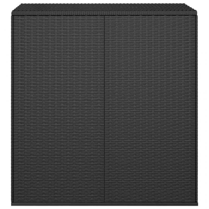 1 VidaXL Dynbox PE-rotting 100x49x103,5 cm svart