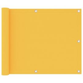1 VidaXL Balkongskärm gul 75x300 cm oxfordtyg
