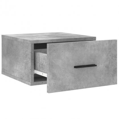 1 VidaXL Vggmonterad sngbord betonggr 35x35x20 cm