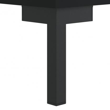1 VidaXL Sngbord 40x35x47,5 cm svart