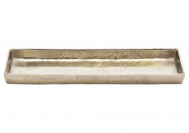 1 G.wurm Dekorativ Bricka Metall Silver (B/H/D) 40x3x12cm