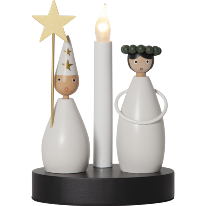 1 Star Trading Ljusstake Christmas Joy Lucia och Stjrngosse