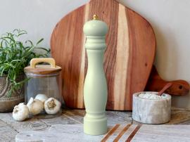 1 Chic Antique Salt/pepparkvarn grön H26/D5 cm