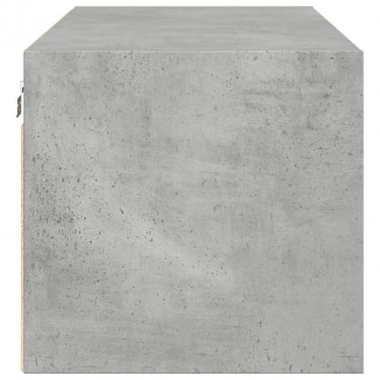1 VidaXL Vggskp betonggr 102x37x35 cm med glasdrrar