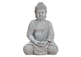 1 G.wurm Dekoration Buddha grå magnesia (B/H/D) 20x30x17 cm