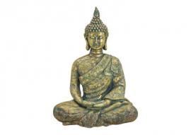 1 G.wurm Dekoration Buddha XL guld sittande magnesia (B/H/D) 47x65x27cm