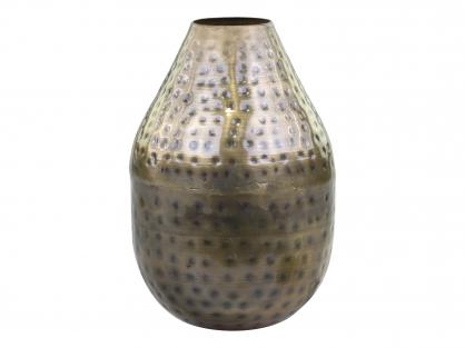 1 Chic Antique Vas till dekoration antik mssing H15.5/D10 cm