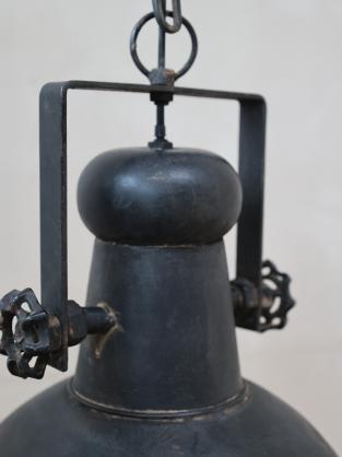 1 Chic Antique Taklampa Industry H40 / 32 cm antik svart