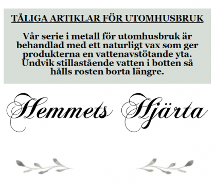 1 A Lot decoration A Lot Decoration - Blomkruka Halvklot Metall 39x39x22,5cm 2-pack