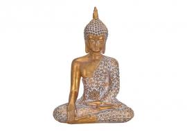 1 G.wurm Dekoration Buddha guld polyresin (B/H/D) 17x24x11cm