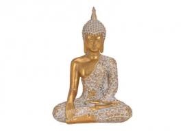 1 G.wurm Dekoration Buddha guld polyresin (B/H/D) 22x32x14cm