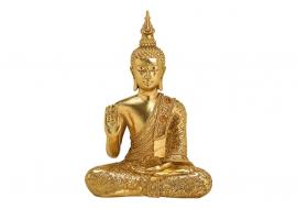 1 G.wurm Dekoration Buddha guld polyresin (B/H/D) 21x31x10cm