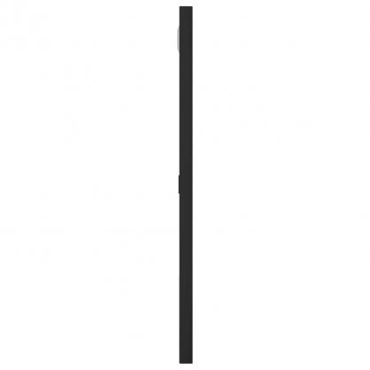 1 VidaXL Vggspegel fyrkantig svart 40x40 cm jrn
