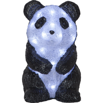 1 Star Trading Utomhusdekorationsfigur Crystalo Panda 27x15cm 20 Ljus
