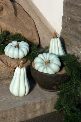 1 A Lot decoration A Lot Decoration - Dekoration Pumpa Minty Poly Mix 20cm 2-pack