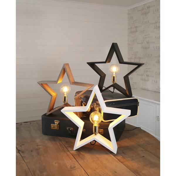 1 Star Trading Bordsstjrna LYSeKIL 48cm Brun LED