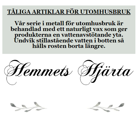 1 A Lot decoration A Lot Decoration - Blomkruka Grano Metall 40x40x42,5cm 2-pack