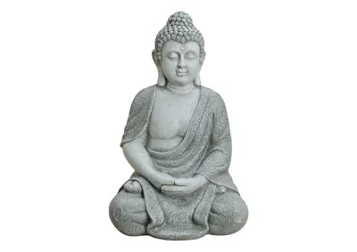 1 G.wurm Dekoration Buddha XL gr sittande polyresin (B/H/D) 40x62x35 cm