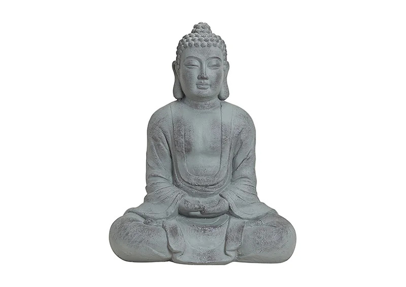 1 G.wurm Dekoration Buddha XXL gr magnesia (B/H/D) 60x80x33 cm