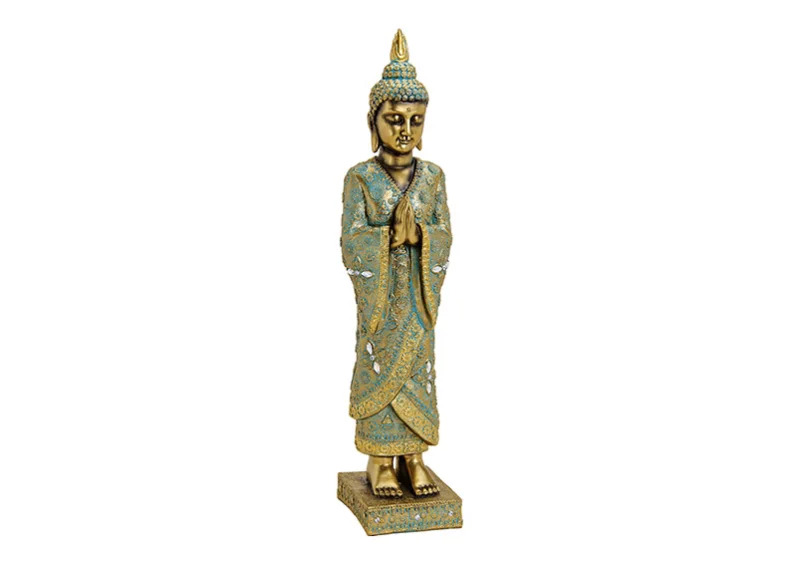 1 G.wurm Dekoration Buddha XL guld stende polyresin (B/H/D) 13x55x13cm