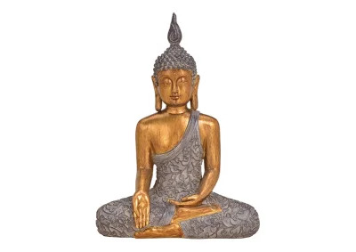 1 G.wurm Dekoration Buddha guld polyresin (B/H/D) 30x41x15cm