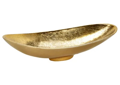 1 G.wurm Dekorativ Skl Metall Guld (B/H/D) 30x6x13cm
